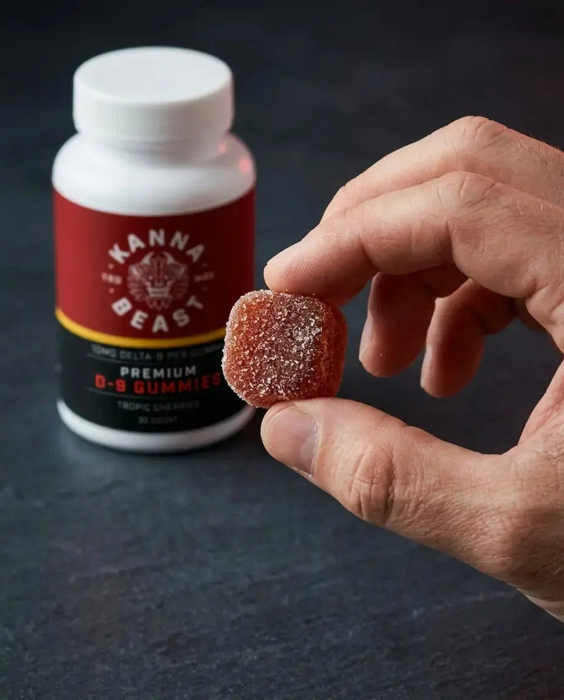 Kanna Beast Premium Delta-9 Gummies - take one