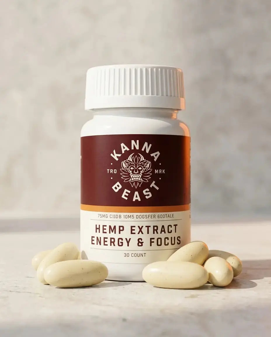 Kanna Beast Hemp Extract Energy & Focus - daily use
