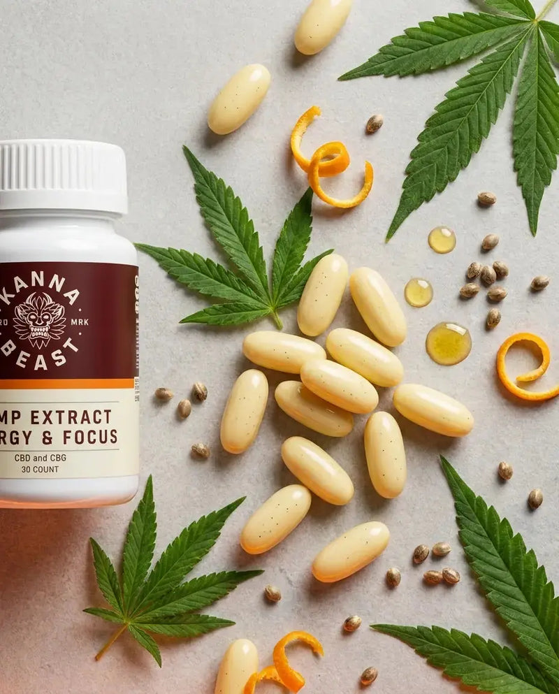 Kanna Beast Hemp Extract Energy & Focus - ingredients