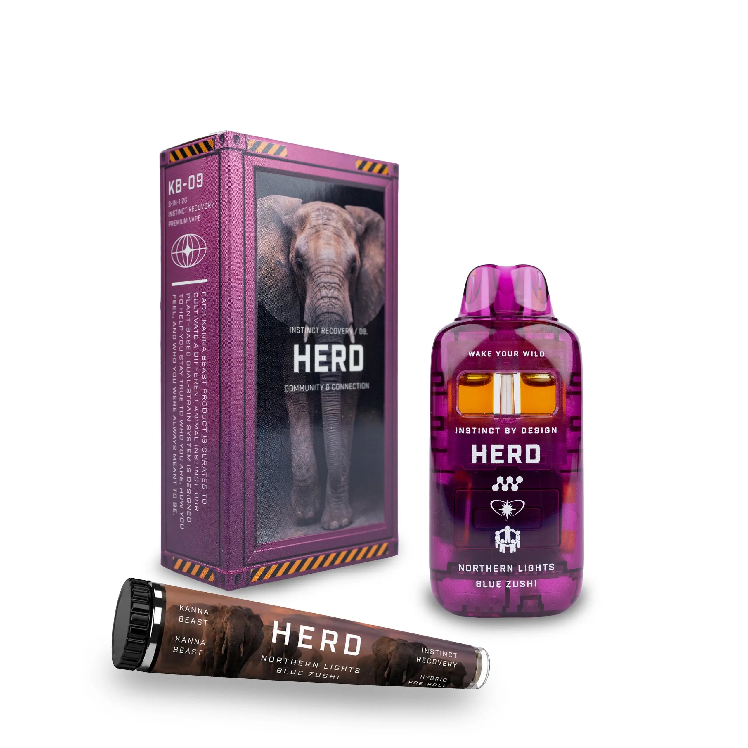 Beast Bars™ 3-IN-1 Switch 2G Liquid Diamond THCA Disposable - HERD-09
