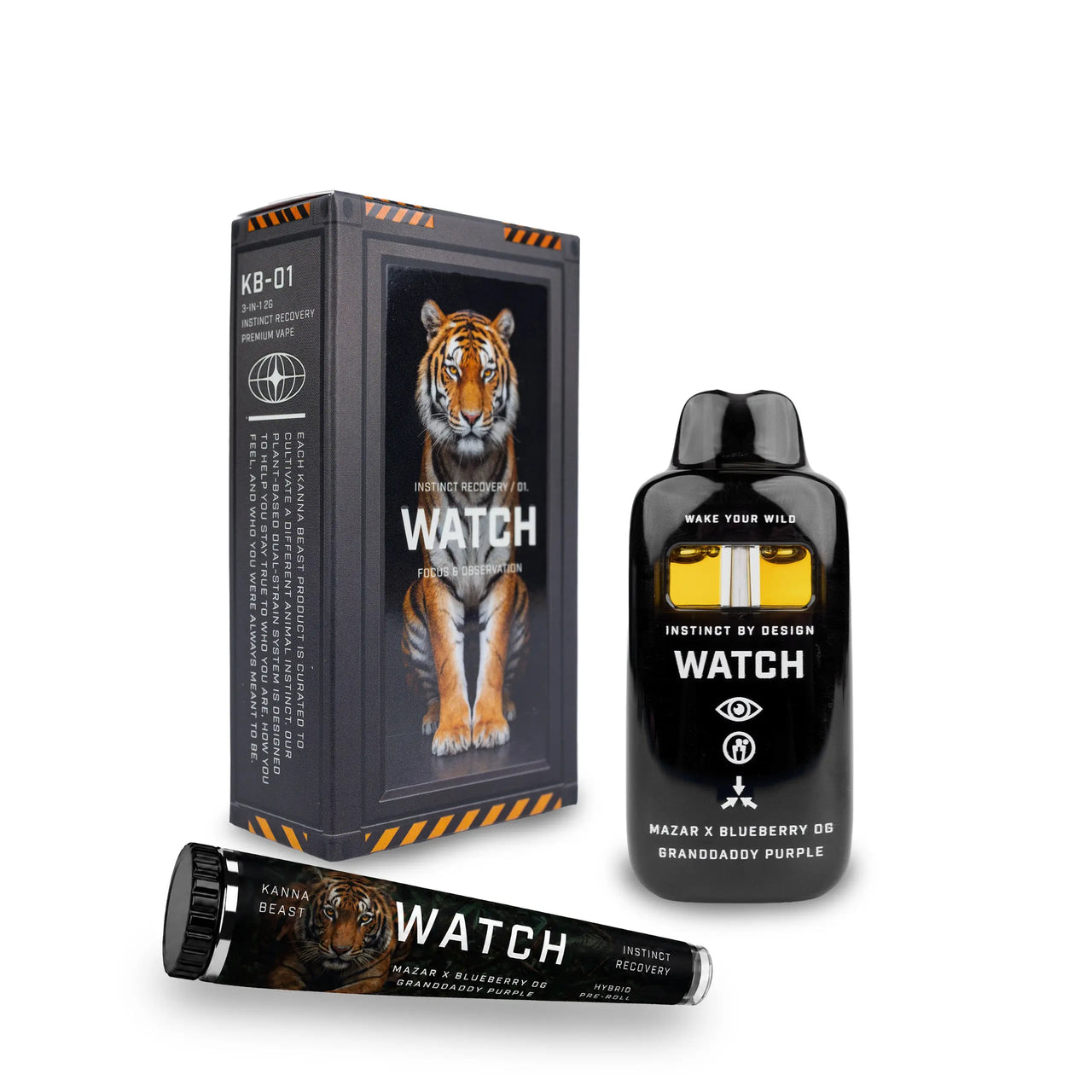 Beast Bars™ 3-IN-1 Switch 2G Liquid Diamond THCA Disposable - WATCH-01