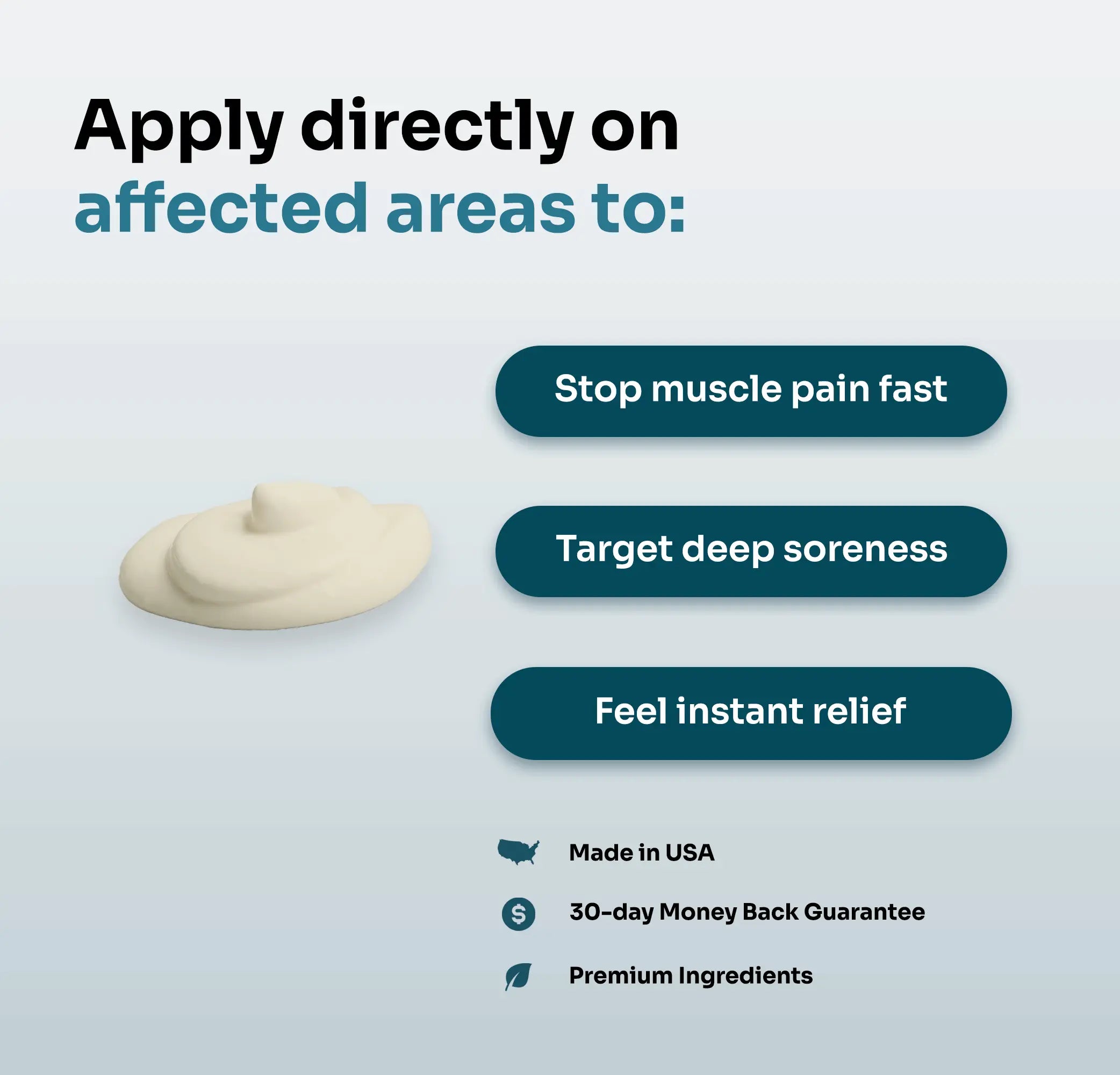 Kanna Beast CBD Relief Salve application benefits - stop muscle pain fast, target deep soreness, feel instant relief