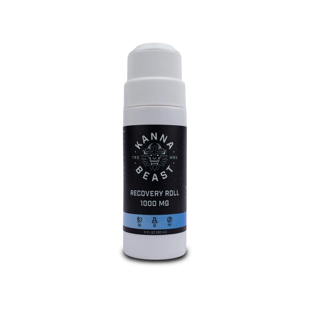 Kanna Beast Recovery Roll-On 1000 MG front bottle