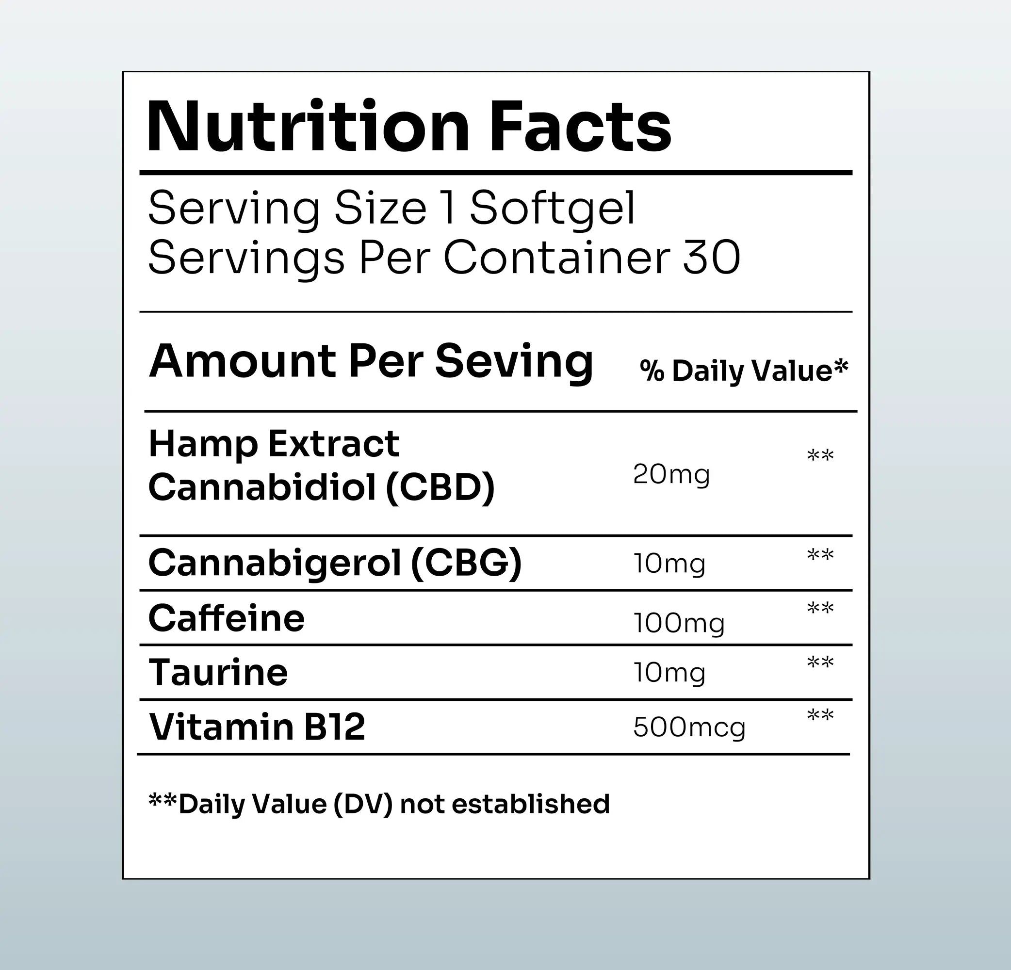 Hemp Extract Energy & Focus - KannabeastSupplements