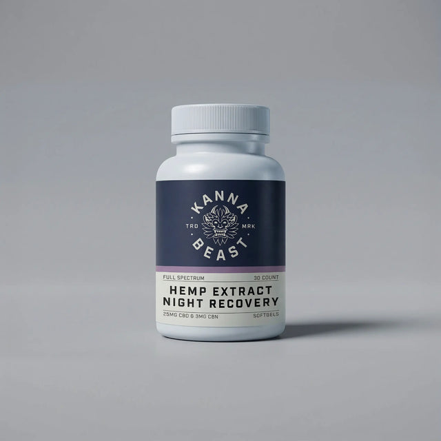 Hemp Extract Night Recovery KannabeastSupplements